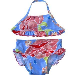 Baby Lulu Two Piece Swim Bathing Suit Erin Murphy Toddler 12M
